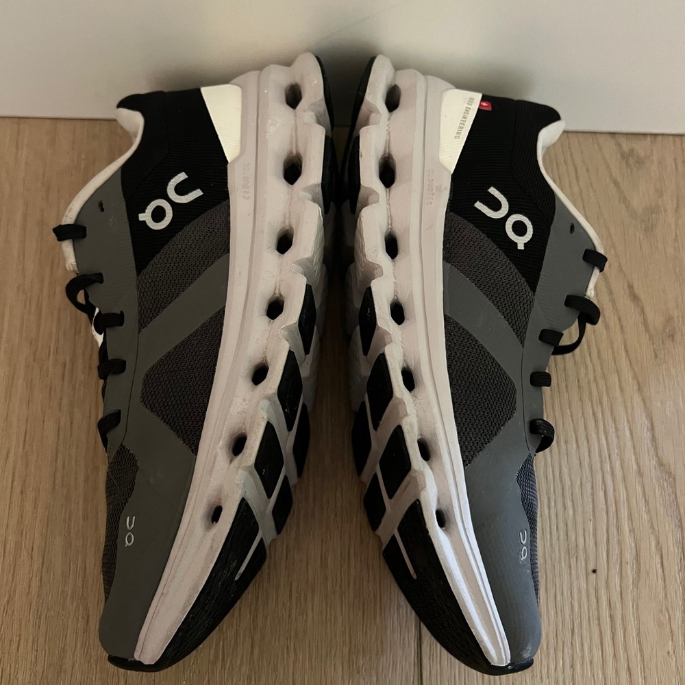 On Cloud Running Cloudrunner Black/Grey Sneakers … - image 5